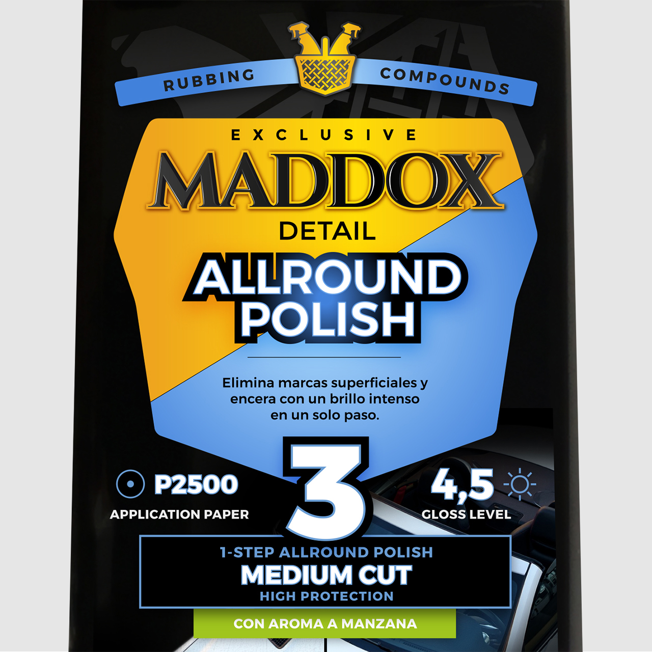 Etiqueta de Allround Polish de Maddox